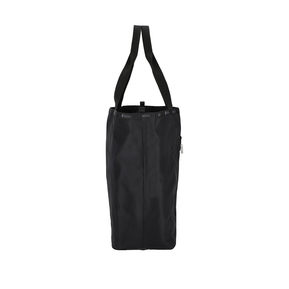 |快速出貨|Lesportsac LG REVERSIBLE PKT TOTE 大型雙面托特包 送禮-LOGO 永恆黑, , large