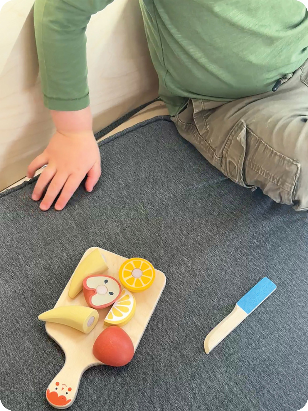 【Mentari】Smiley Fruit Chopping Board, , large