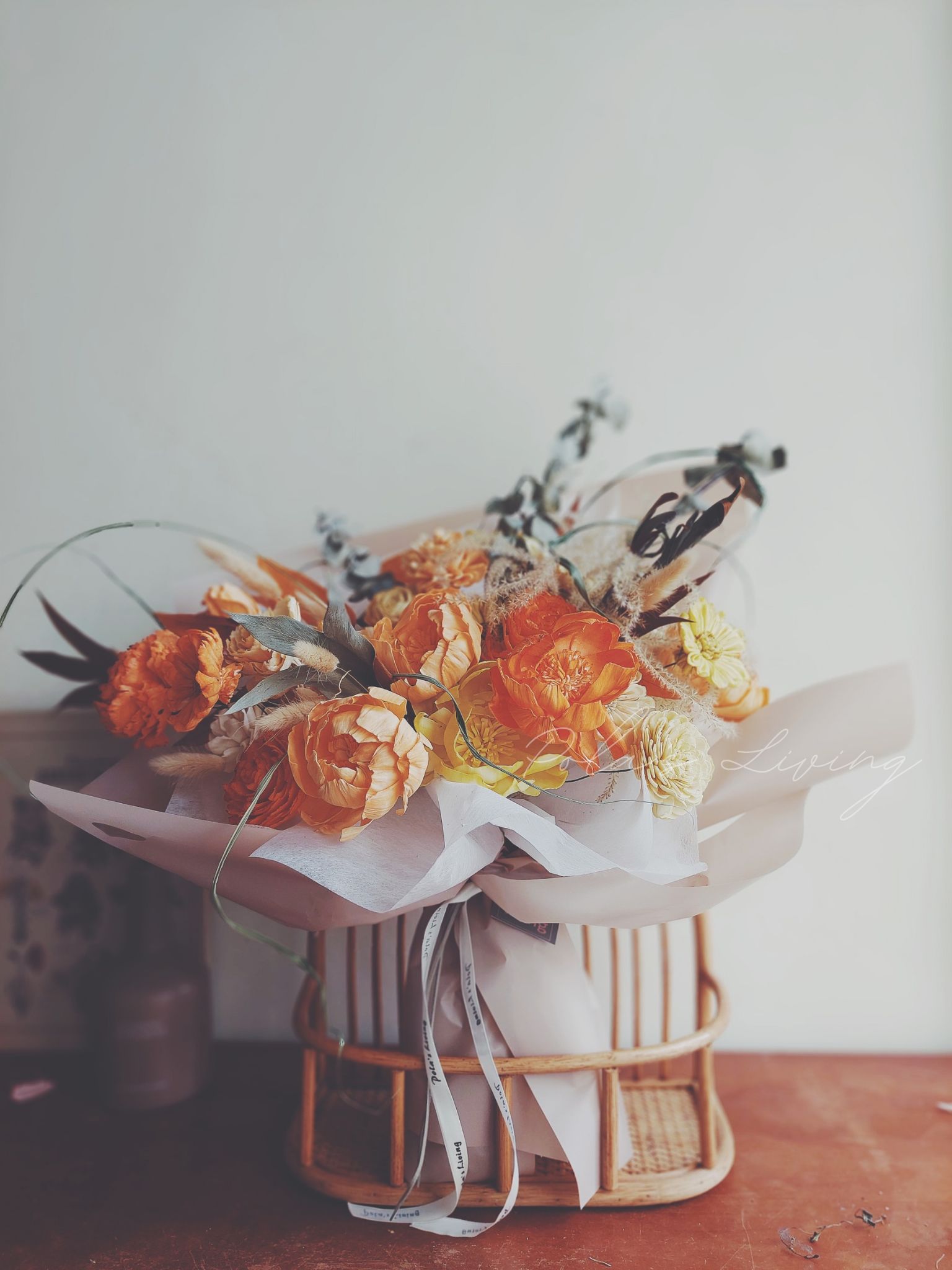 Dried flower bouquet, , large