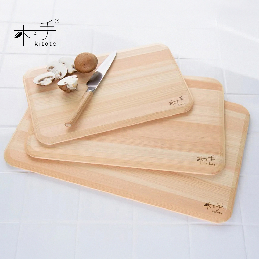 【KITOTE】日本製超輕量檜木砧板39×24cm(日本奈良產檜木/可進洗碗機), , large