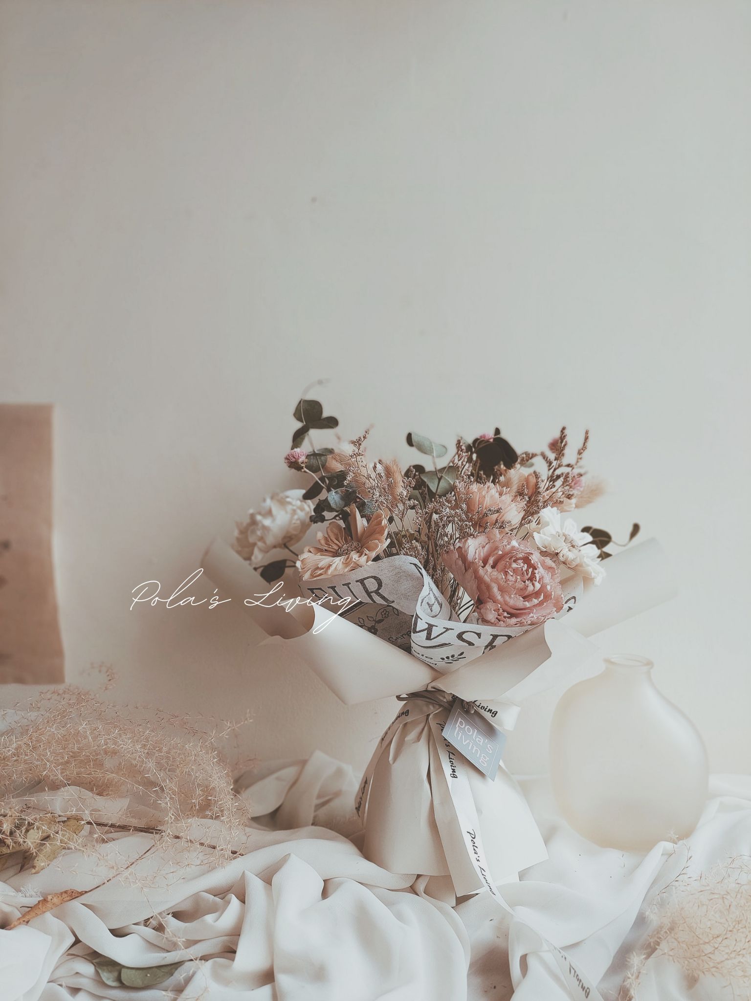 【Pola's Living】工程師都會愛乾燥花束/粉紅, , large