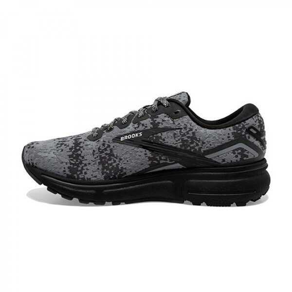 Brooks Ghost 15 男 慢跑鞋 運動 路跑 訓練 避震緩衝象限 數位迷彩 灰黑 [1103931D054], , large