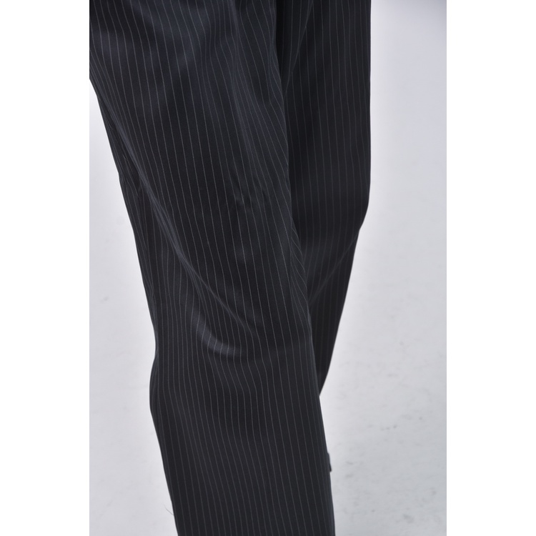 (XL) mango條紋黑色長褲二手衣, , large