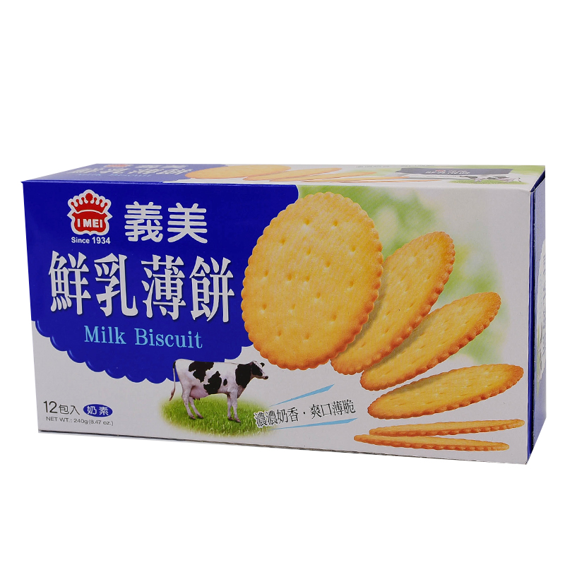 義美量販鮮乳薄餅240克x2盒, , large