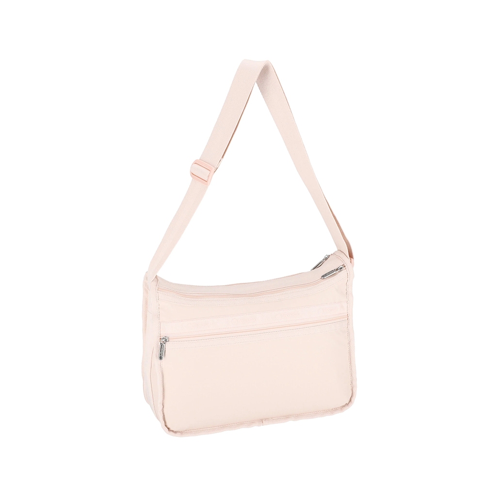 |快速出貨|Lesportsac Deluxe Everyday Bag 奢華斜背包 送禮-晨曦桃粉, , large