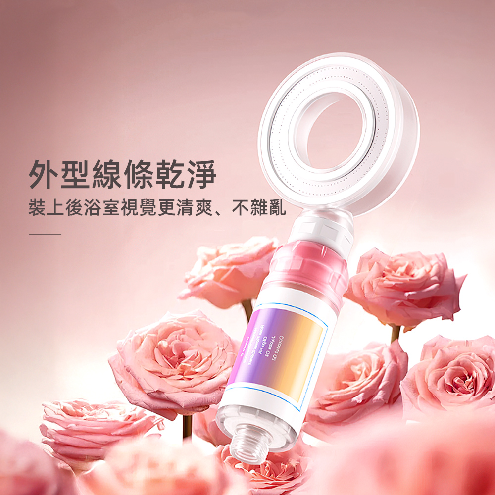 【上手家居】韓系過濾蓮蓬頭-薰衣草(蓮蓬頭/花灑蓮蓬頭/蓮蓬頭過濾/濾芯蓮蓬頭), , large