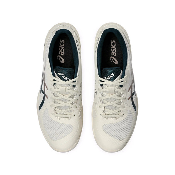 Asics Solution Swift Ff 2 男 網球鞋 法網 穩定 靈活 米 深藍 [1041A466-200], , large