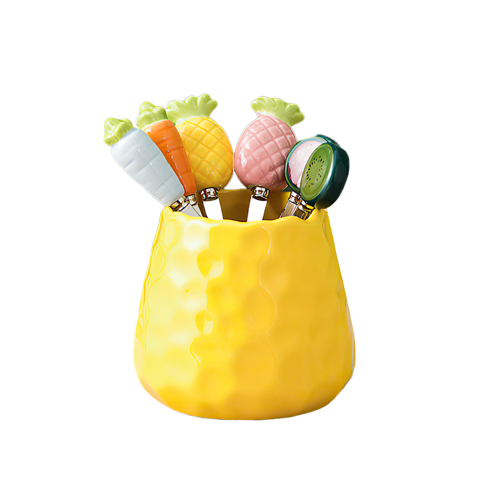 ceramic-fruit-fork-set, , large