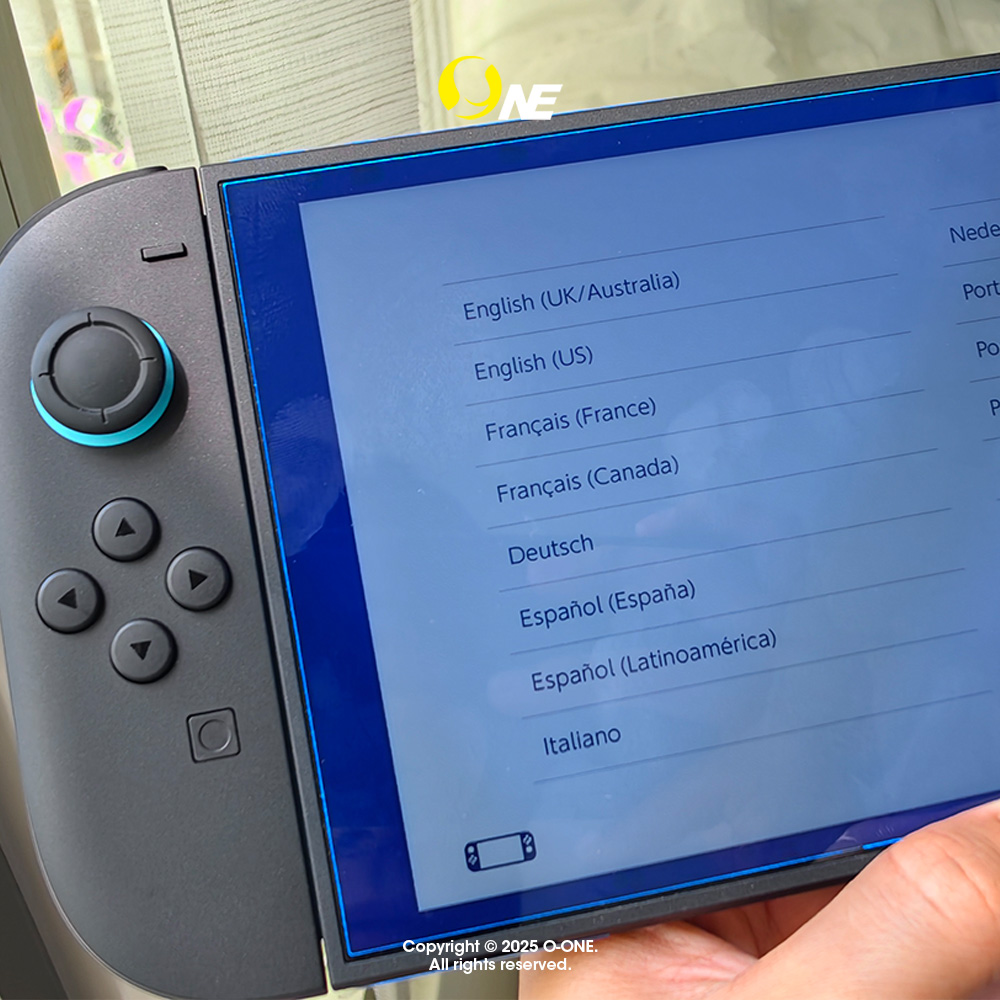 【O-ONE】【BigScreen PRO III–EyeCare Edition】Screen Protector for Nintendo Switch 2 Upgraded Design Ultra-Thin & Impact-Resistant Blue Light Blocking, , large