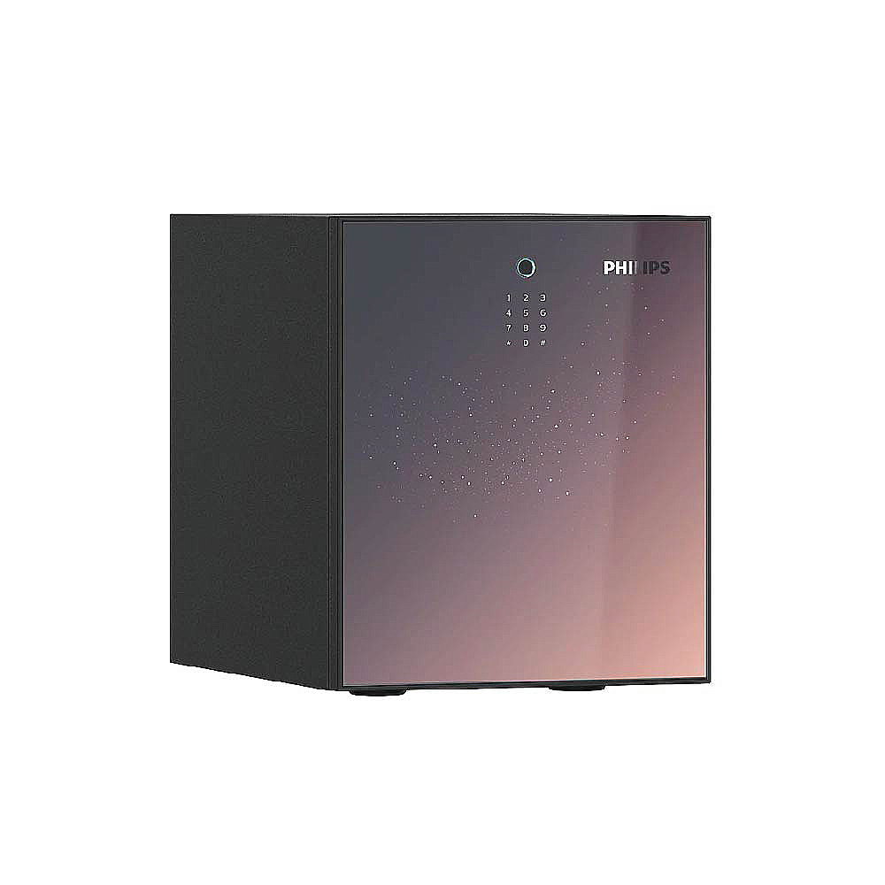 PHILIPS 飛利浦  智能 防火耐火 安全儲存 防火櫃 (指紋/密碼 /機械鑰匙) /台 SBX501-4C-銀河紫, , large