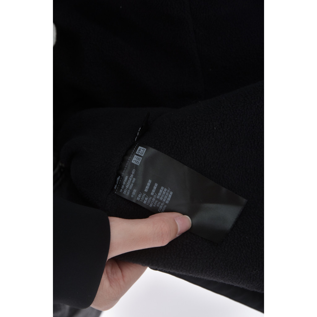 (2XL) uniqlo運動素面黑色外套二手衣, , large