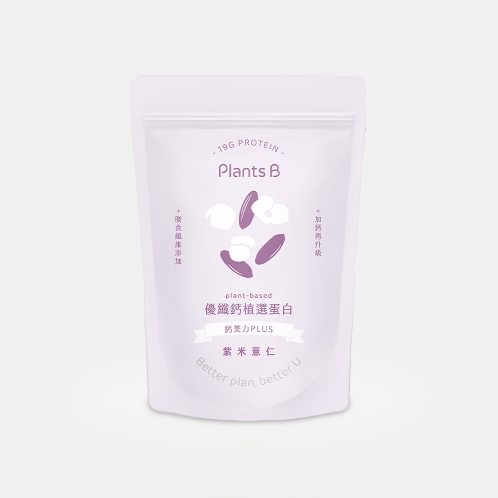 〔果果能量〕彼蛋白優纖鈣植選蛋白-紫米薏仁500g, , large