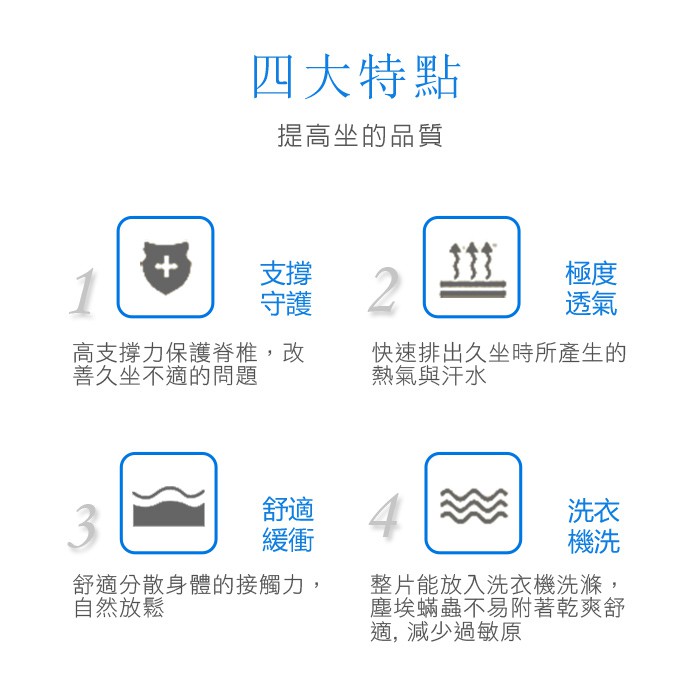 【格藍傢飾】吉爾涼感支撐立體座墊 涼夏 坐墊 沙發座墊, , large