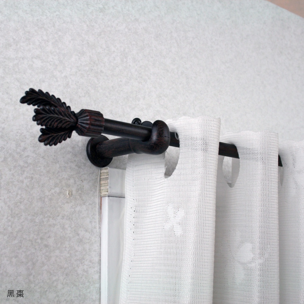 【Colors】 伸縮小窗簾桿 含羞草 97-183cm 管徑 9.8 / 7.8mm 伸縮桿 歐式 復古風格 小窗桿 門簾桿 穿桿, , large