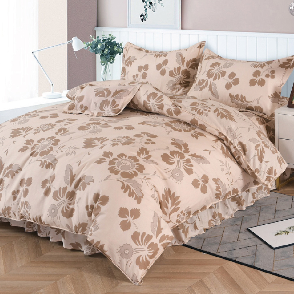 【多利寶寢具】Victoria_純棉加大五件式床罩組-金玉滿堂