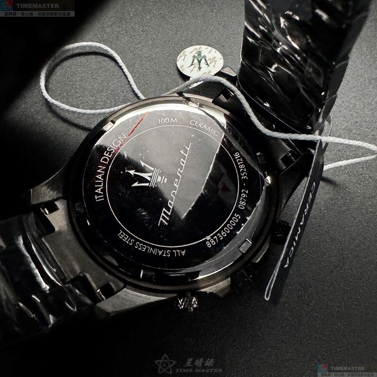 [星晴錶業]MASERATI手錶,44mm,R8873600005寶藍色錶面寶藍錶殼深黑色精鋼錶帶款, , large