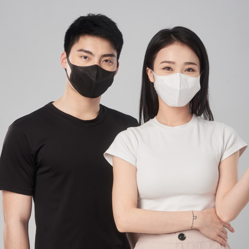 【DRX達特世】醫用3D彈力口罩-繽紛系列-成人L-淺粉/50入, , large