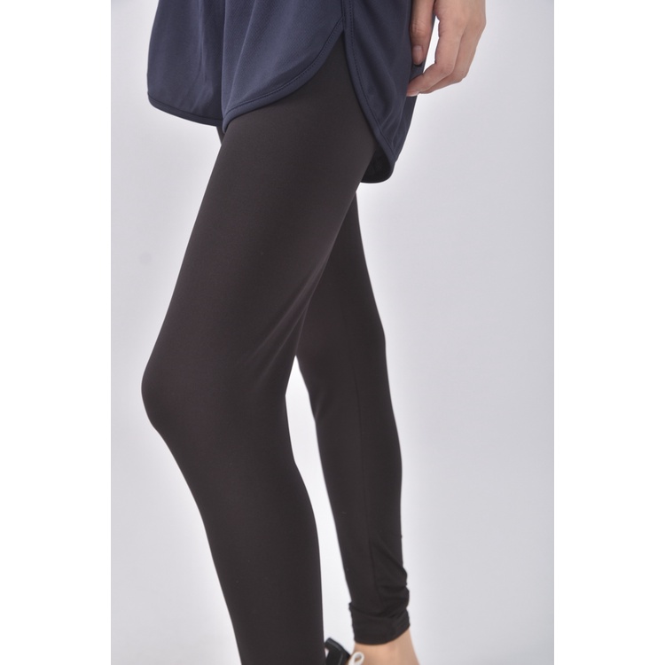 (S) 衣芙高腰運動假兩件藍色長褲二手衣, , large