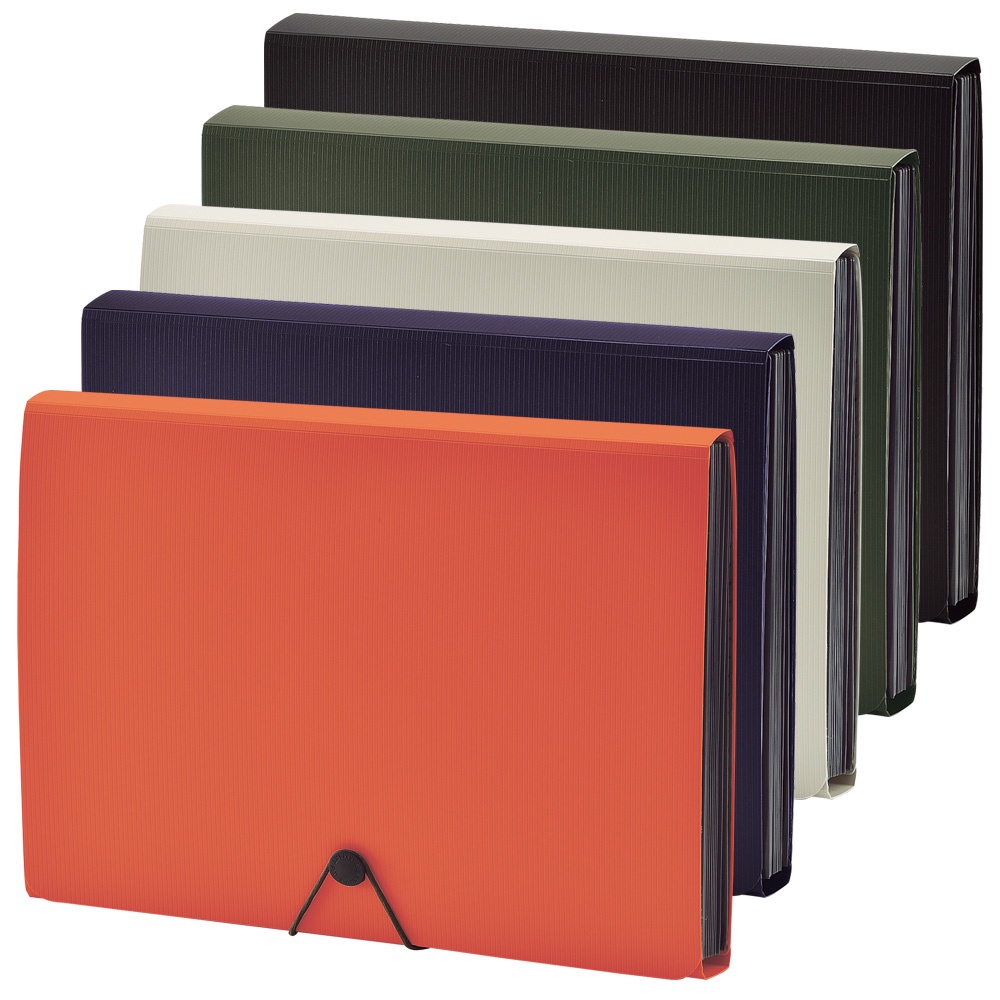 *需預訂 LIHIT LAB. SMART FIT  A4  13層風琴夾(A-7620)藍, , large