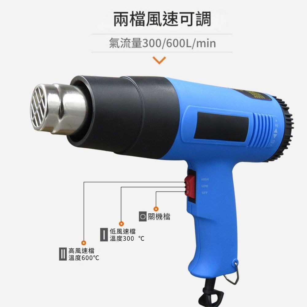 2000W non-adjustable temperature hot air gun 110V, , large