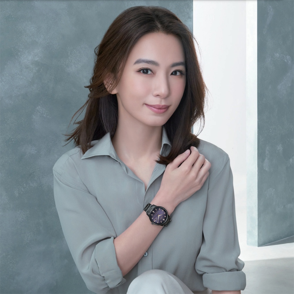 CITIZEN 星辰 Hebe田馥甄配戴款 紫夜星河 光動能都會女性手錶 中性錶 BM7595-89X, , large