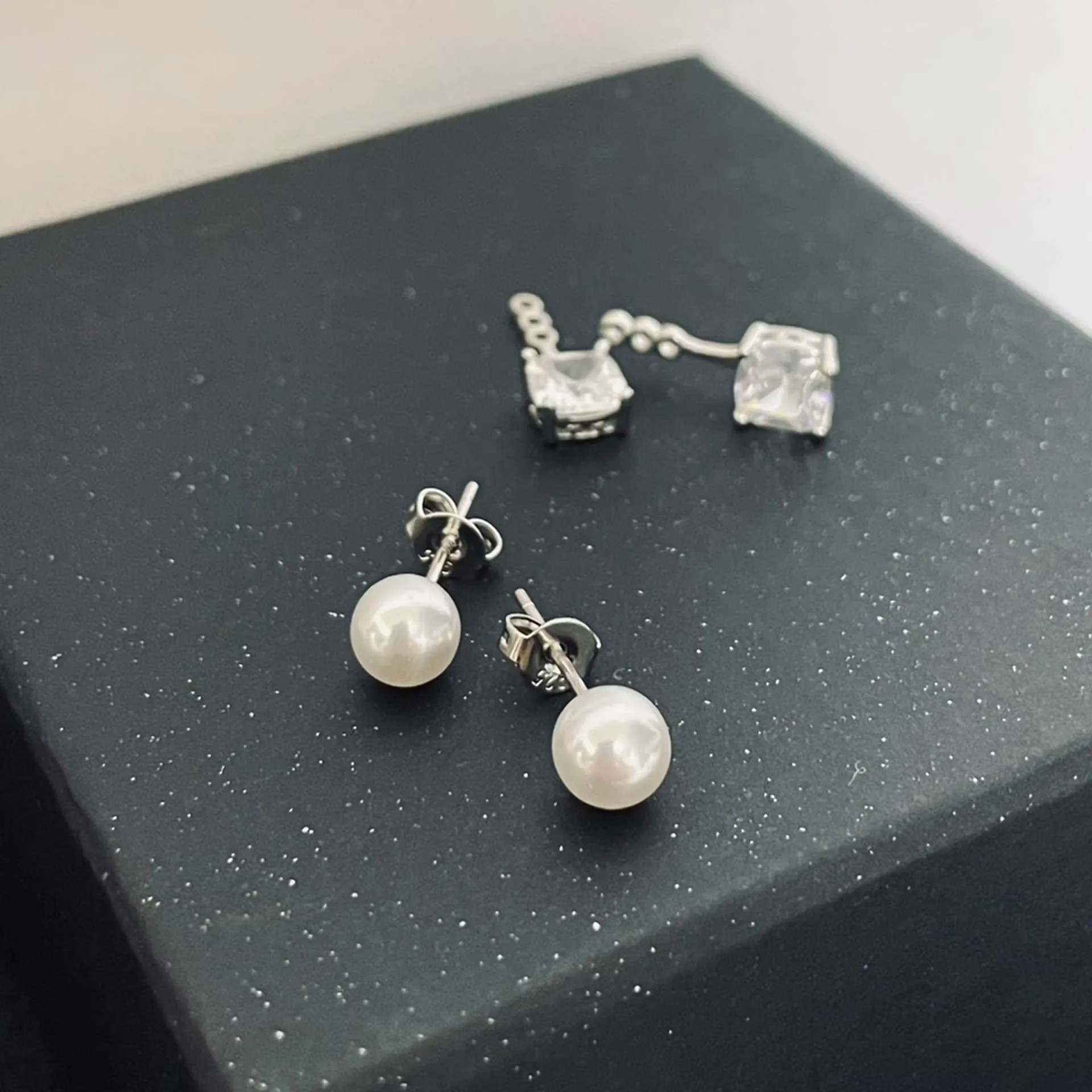 【Star Point】Two Ways to Wear Pearl Earrings, , large