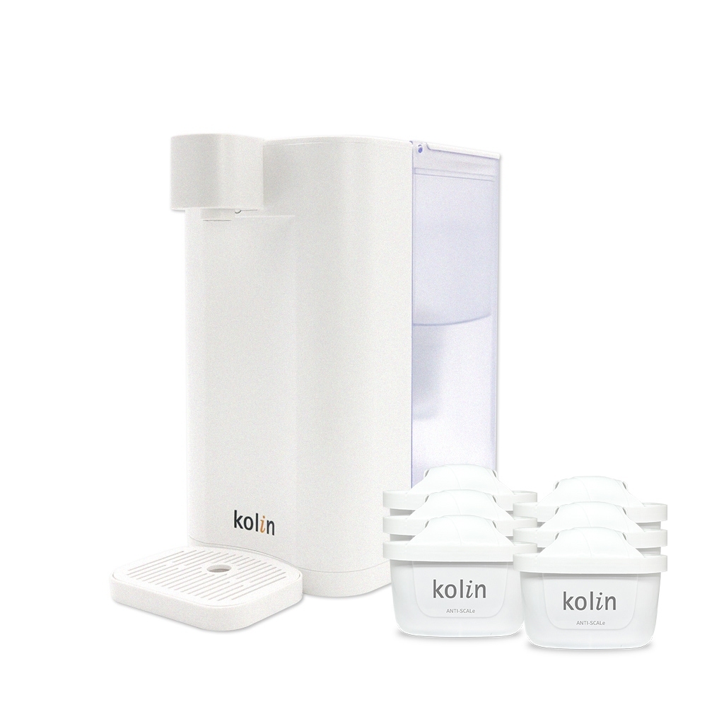 Kolin 歌林 3L UVC滅菌瞬熱開飲機+五重濾芯6入(強效去水垢/共7芯), , large