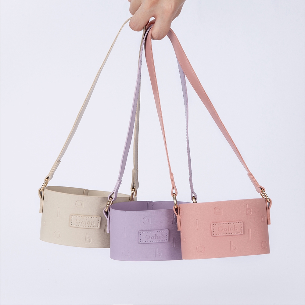 【Oolab 良杯製所】Oolab字母皮革杯提袋, , large