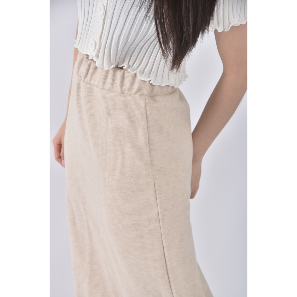 (S) 質感杏色長裙二手衣, , large