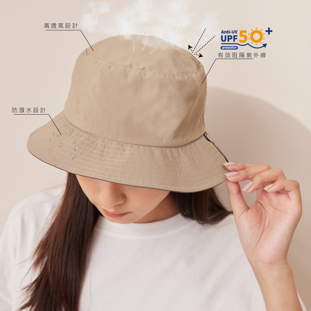 【現貨】素色雙面親子漁夫帽│素色雙面可戴/親子款/兒童漁夫帽/帽繩款/寶寶帽/台灣製/DR.WOW, , large