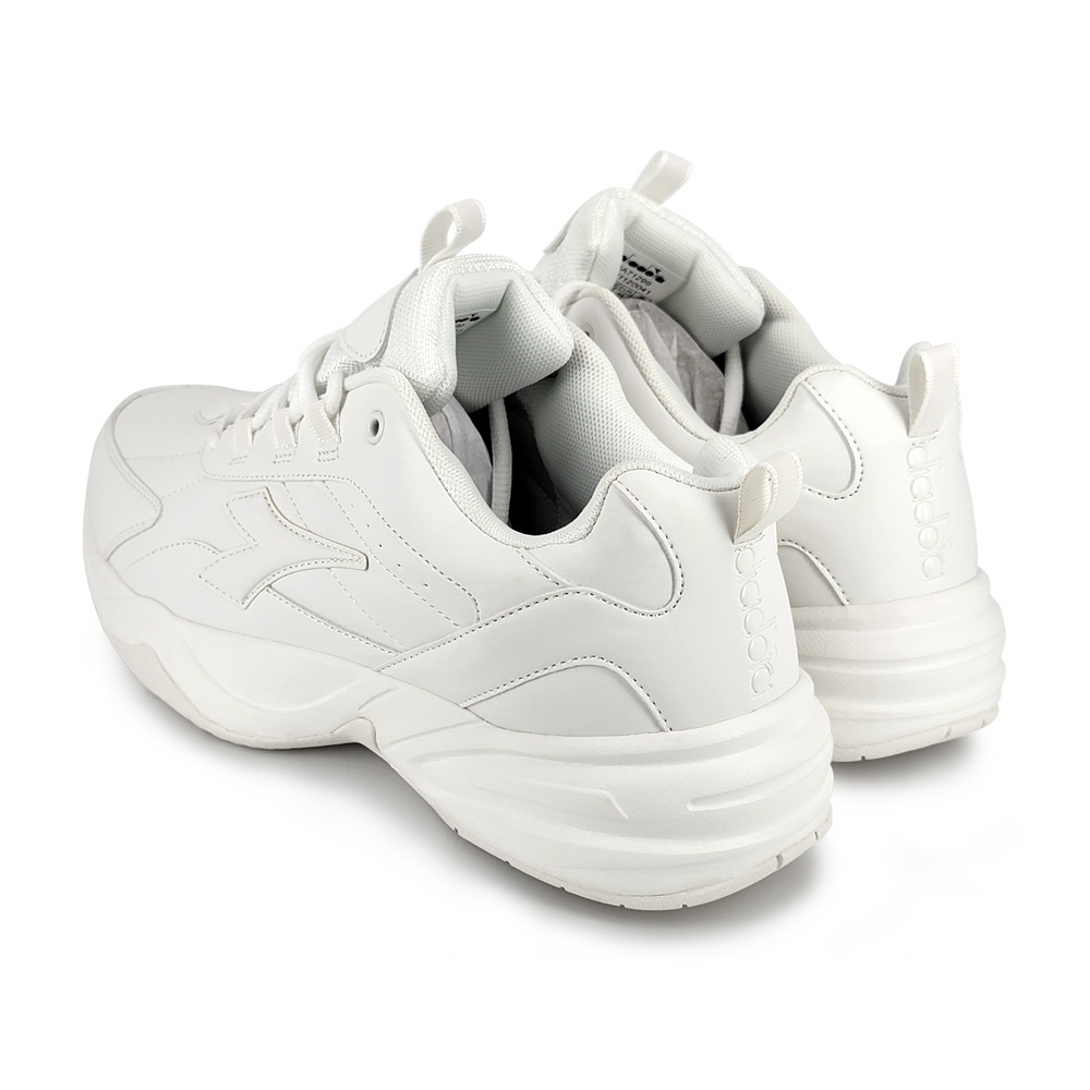 DIADORA迪亞多那 復古運動男鞋 男運動鞋 慢跑鞋 老爹鞋 反光 保護後跟 透氣 輕量 吸震 減壓 彈性 止滑 白, , large