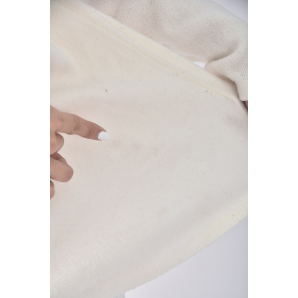 (M) captain日系假兩件白色長袖上衣二手衣, , large