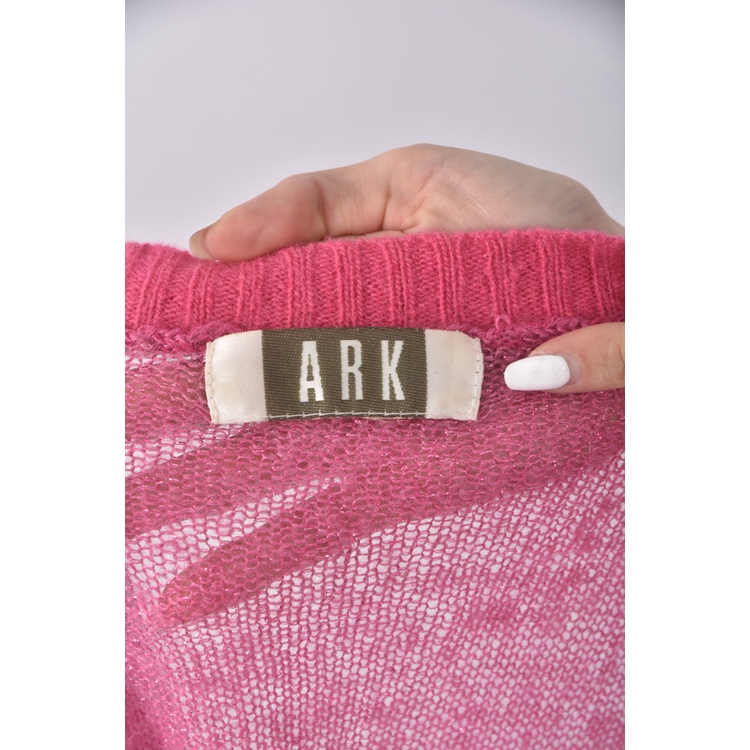 (S) 【德馨私服】ark質感兩件式粉色長袖上衣二手衣, , large