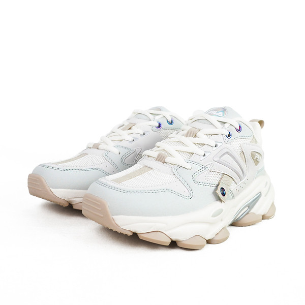 Kixpress-Fila Fantacy 女 運動休閒鞋 老爹鞋 復古 厚底 舒適 穿搭 米 淺綠 [5-C304Z-671], , large