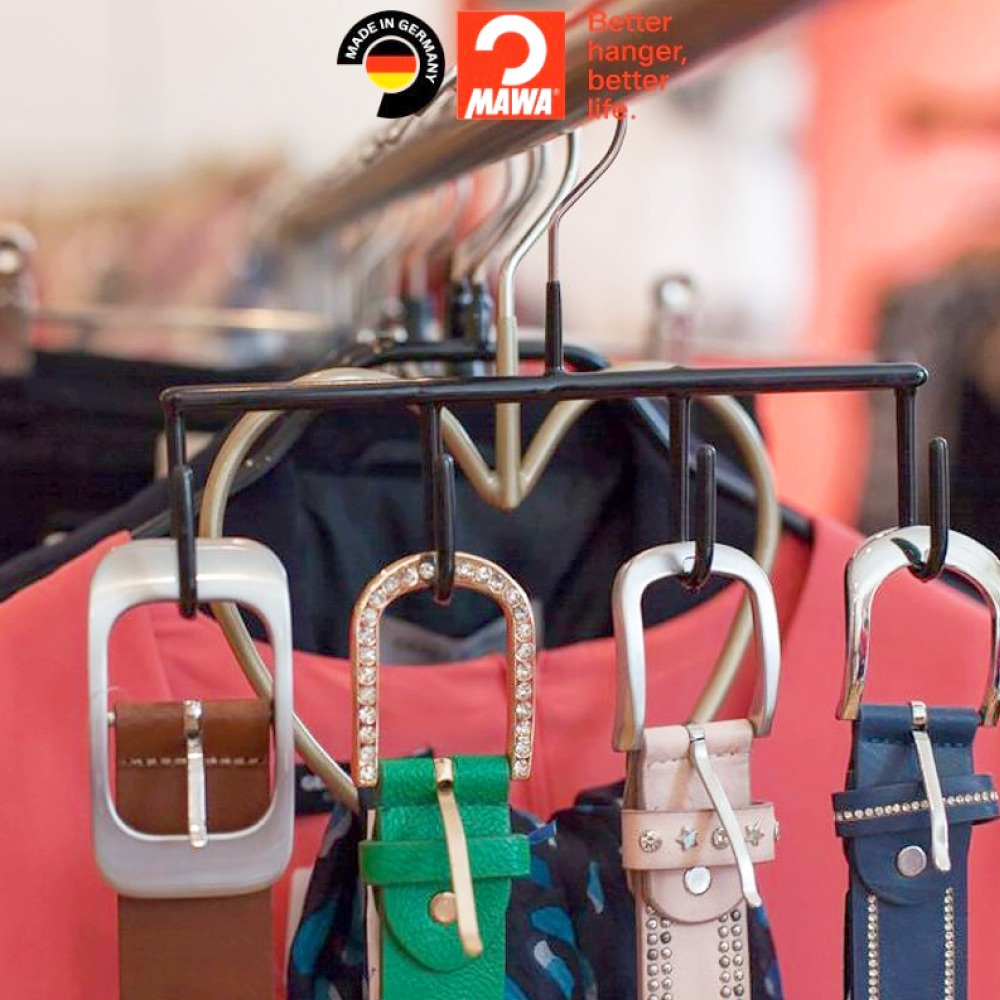 【德國MAWA】德國原裝進口 時尚經典配件架20.5cm (白色/5入), , large