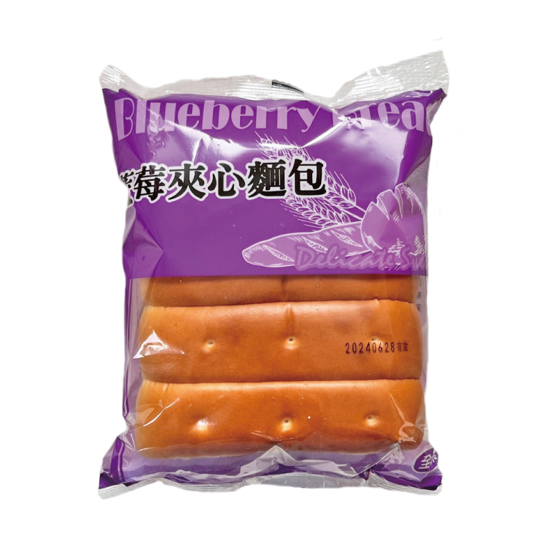 【Liu Ba】Sandwich Bread - (Blueberry + Strawberry) Flavor, , large