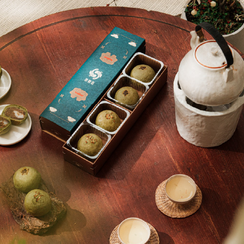 【喜豐香1985】3盒組合優惠價｜艾香4入禮盒&mdash; 福艾相思 x 艾草脯酥 端午限定漢餅手工製作