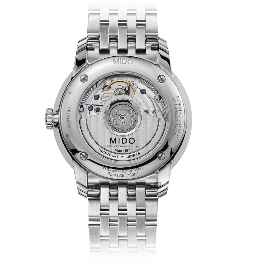 MIDO 美度 Baroncelli 動力儲存機械錶-40mm  M0274281101300, , large