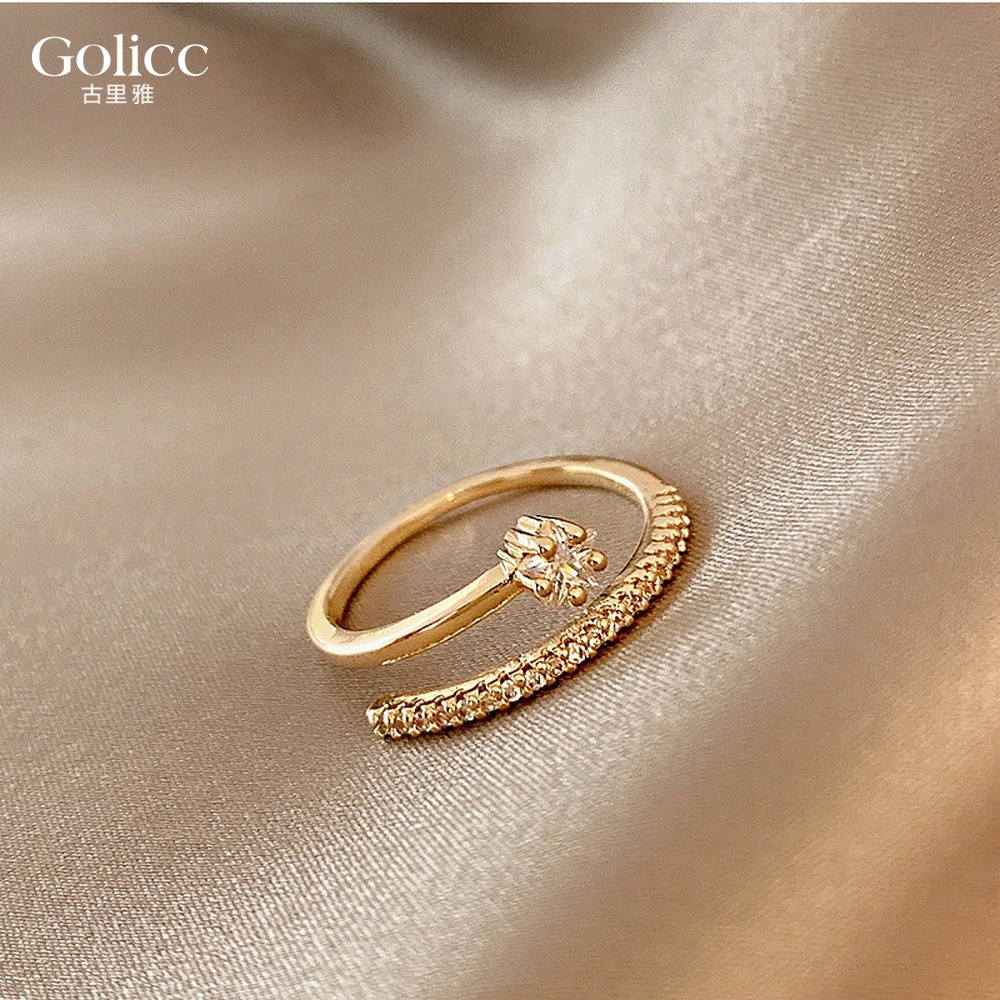 【Gulicc 】古莉可 戒子 韓版微鑲鋯石戒子, , large