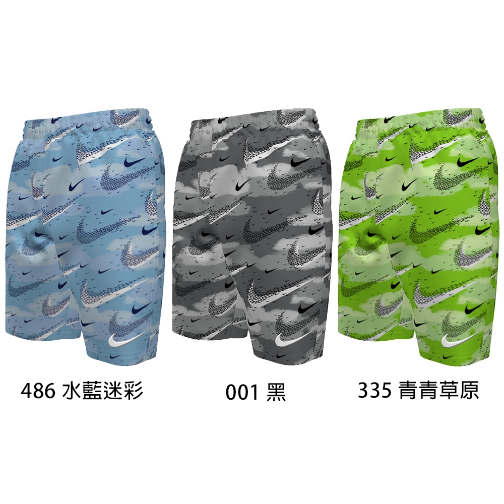 NIKE SWIM 男孩七吋海灘褲 男孩 七吋 海灘褲 短褲 沙灘褲 NESSE790 24SS 【樂買網】, , large