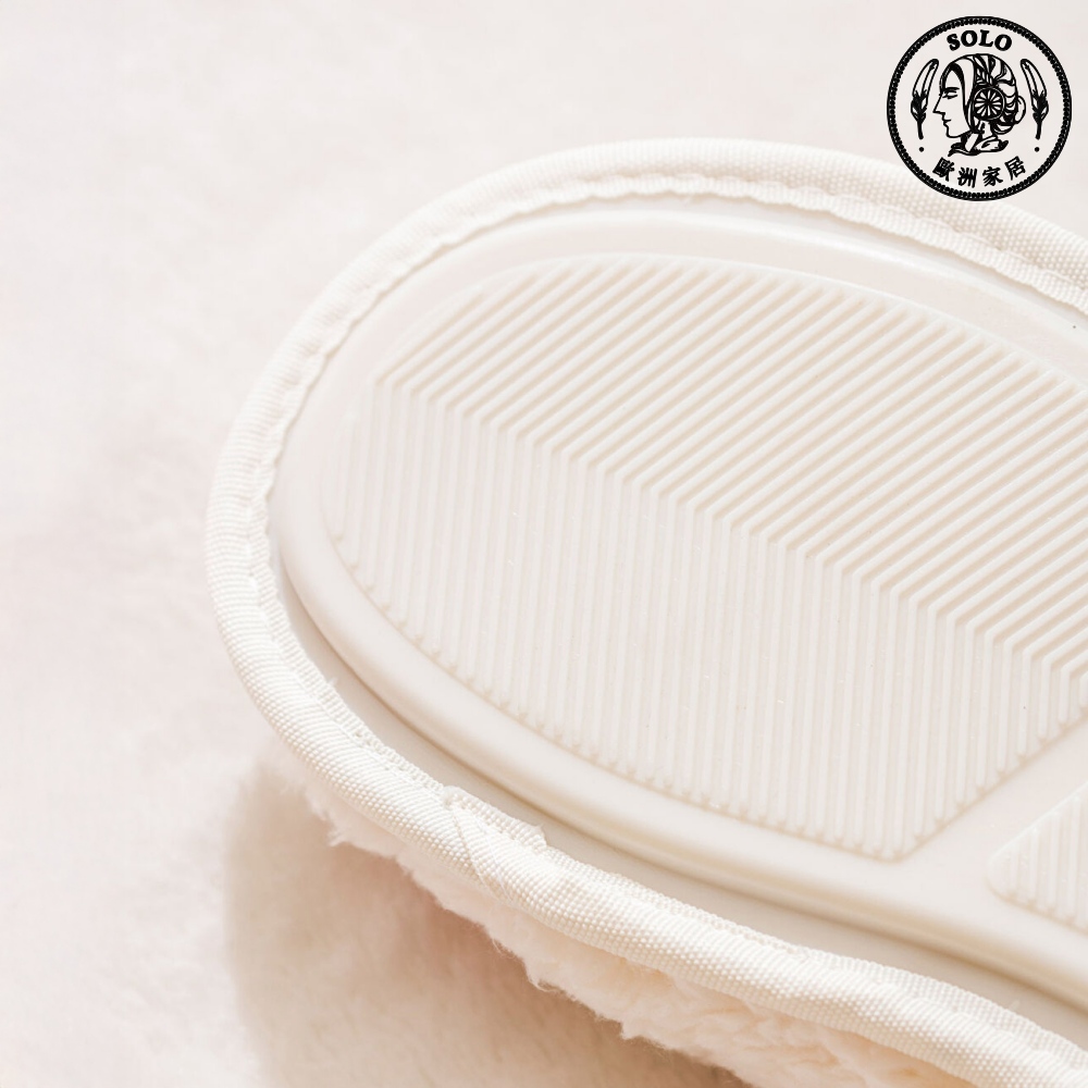 【SOLO Vintage】LCW Home Hearts Indoor Plush Slippers Made in Turkey 40-41, , large