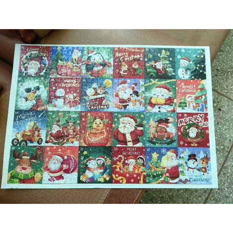 《南門書局》聖誕倒數曆 拼圖 1008 PCS~耶誕 禮物, , large