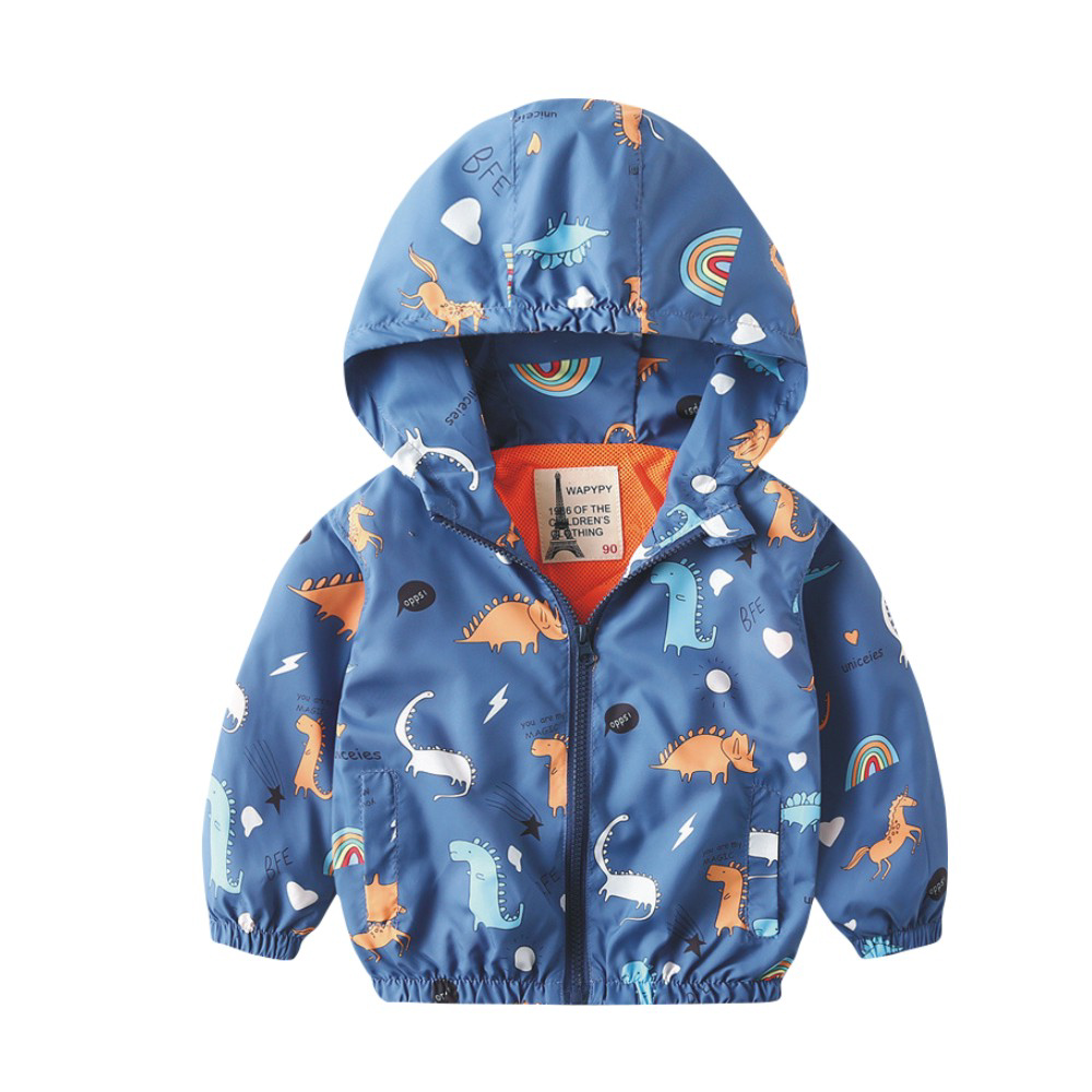 Hooded Windbreaker Jacket, , large
