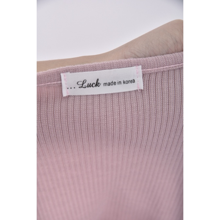(S) luck低胸粉色洋裝二手衣, , large