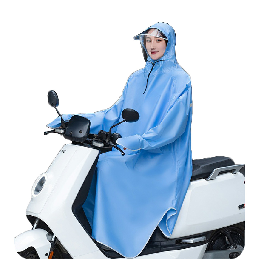 一件式戴袖口斗篷雨衣, , large