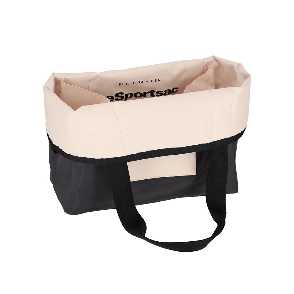 |快速出貨|Lesportsac Large Reversible Pocket Tote 中型雙面托特包 送禮-米白, , large