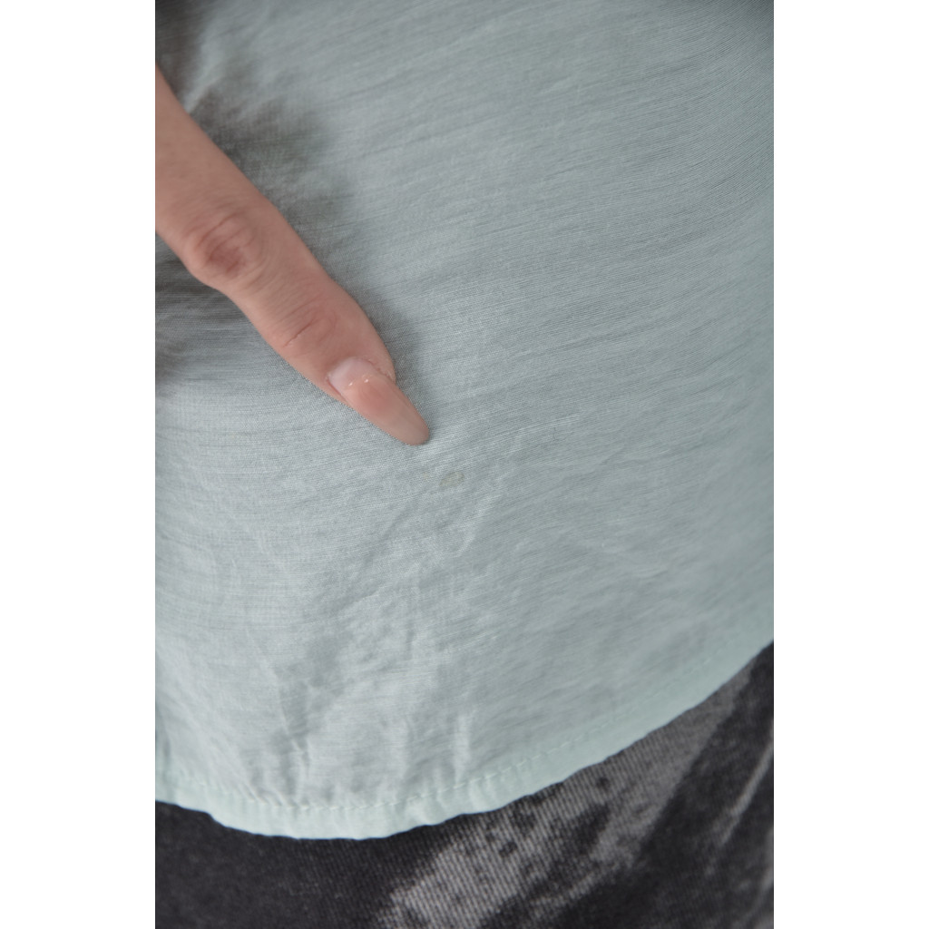 (M) ravi studio韓牌排扣綠色長袖上衣二手衣, , large