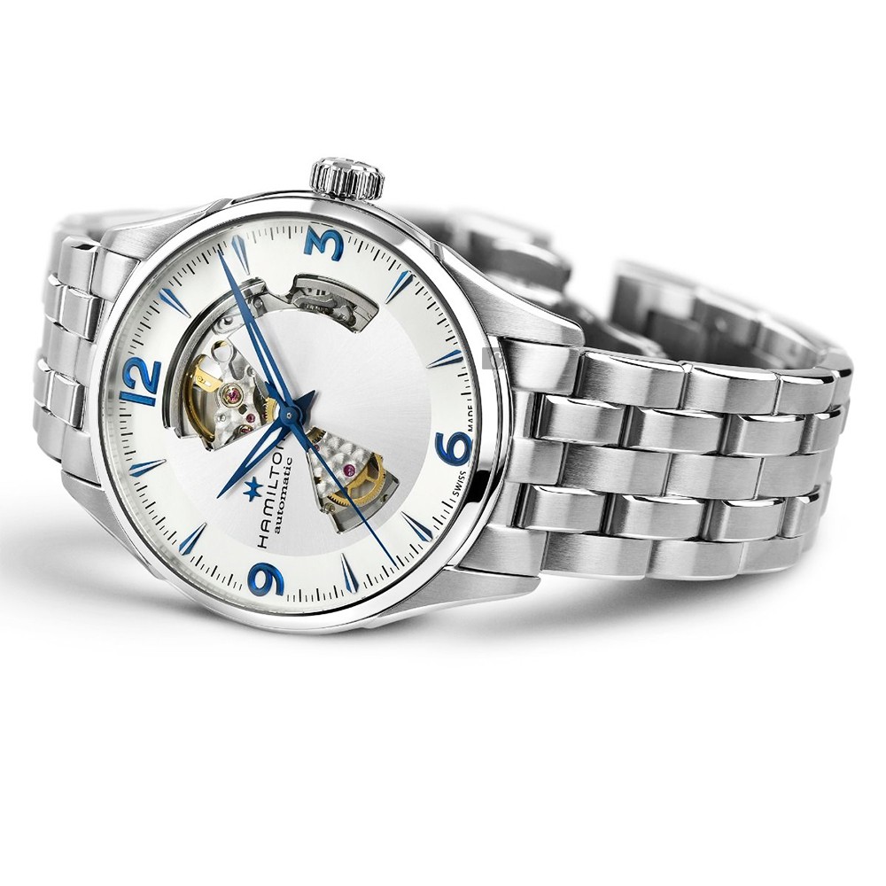 Hamilton 漢米爾頓 Open Heart 爵士鏤空機械錶-42mm H32705152, , large