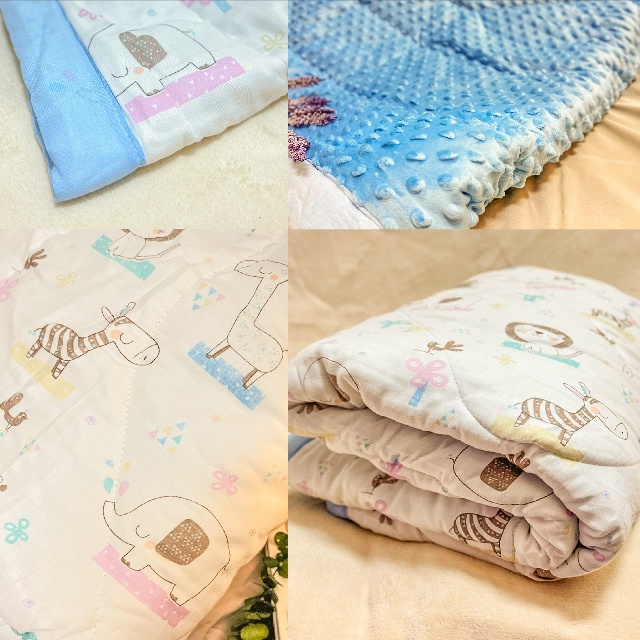 [Kaimei Cotton] Randomly excellent high-quality super soft and comfortable baby comfort bean blanket 5x7 double (150x220cm), , large