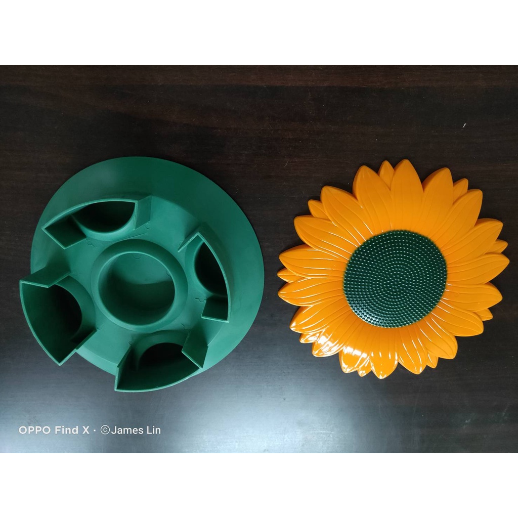 GS MALL 台灣製造 捕蝸牛器 太陽花 園藝造型 補蝸牛 抓蝸牛 除蟲 園藝用品 太陽花造型 園藝除蟲, , large